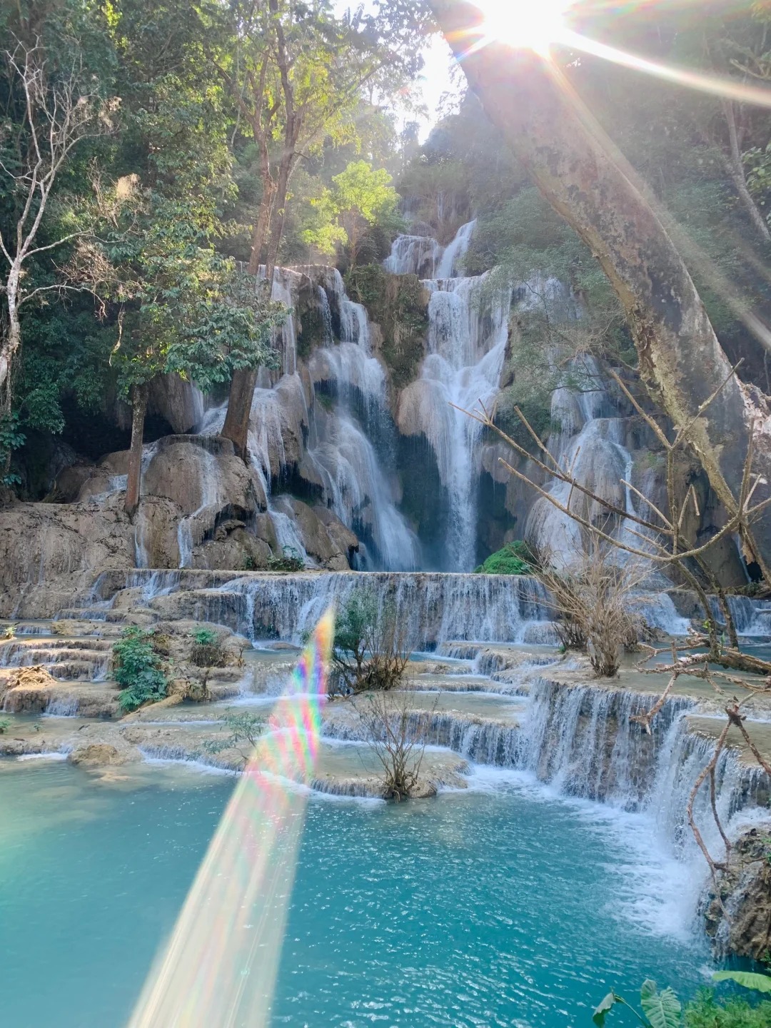 Thác Kuang Si Ở Luang Prabang, Lào